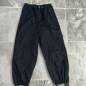 Forever 21 black Parachute pants